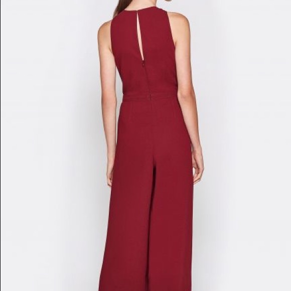 NWT Joie Jumpsuit in Garnet. Size 0 - Picture 3 of 4